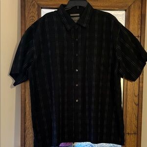 Men's Classic Black Checkered Shirt